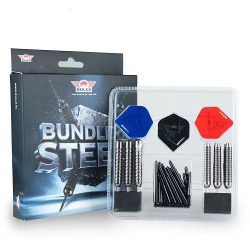 Darts szett csomag Bull's Bundle of Steel, 4x szett nyíl