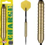Darts szett steel Bull's Charge sárga, 22g brass