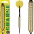 Darts szett steel Bull's Charge sárga, 22g brass