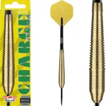 Darts szett steel Bull's Charge sárga, 24g brass