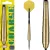 Darts szett steel Bull's Charge sárga, 24g brass