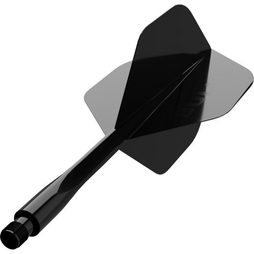 Darts toll és szár egyben Bull's Union fekete, no6 toll és hosszú szár