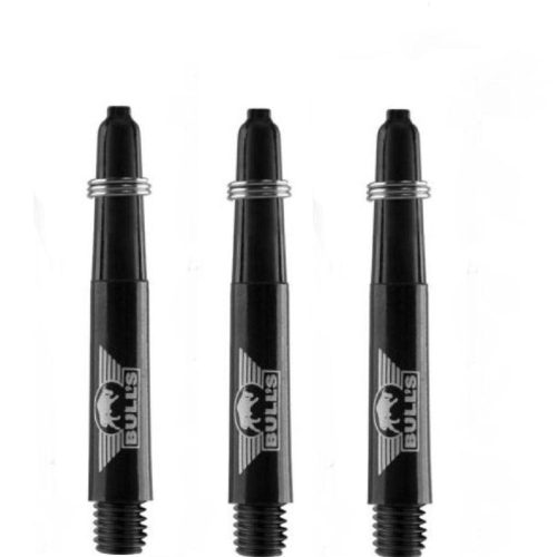 Dart szár rövid Bull's Nylon, fekete 35mm