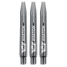 Dart szár közepes Bull's Aviation aluminium közpes szürke