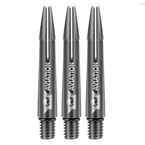 Dart szár közepes Bull's Aviation aluminium rövid szürke