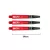 Dart szár közepes Red Dragon Nitrotech műanyag fém toppal, piros 39mm