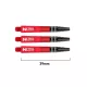 Dart szár közepes Red Dragon Nitrotech műanyag fém toppal, piros 39mm