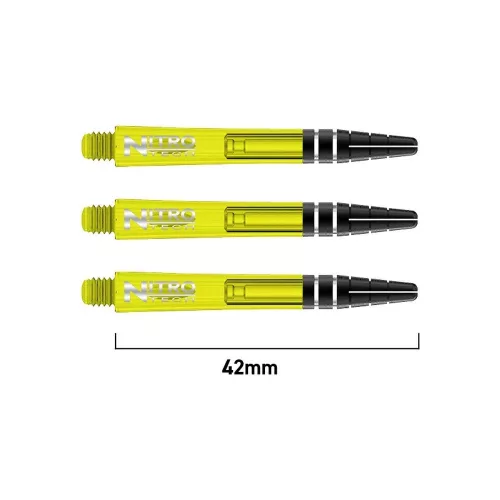 Dart szár hosszú Reddragon Nitrotech, citromsárga 42mm