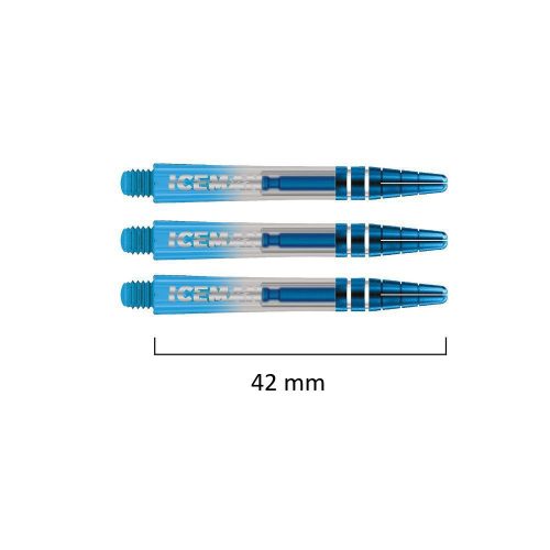 Dart szár hosszú Red Dragon Gerwyn Price Iceman Nitro Ionic műanyag fém toppal, kék 42mm