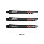 Dart szár hosszú Red Dragon Nitro XFire műanyag fém toppal, fekete 42mm