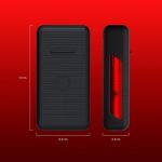 Darts tok Harrows Vault, fekete-piros, egy szett tárolására