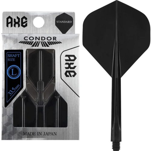 Darts toll és szár egyben Condor Axe fekete, standard toll és hosszú szár