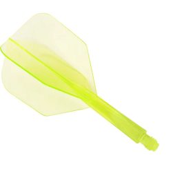 Darts toll és szár egyben Condor Axe Neon citromsárga, small toll és rövid szár
