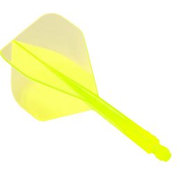 Darts toll és szár egyben Condor Axe neon citromsárga, Standard toll és midi szár