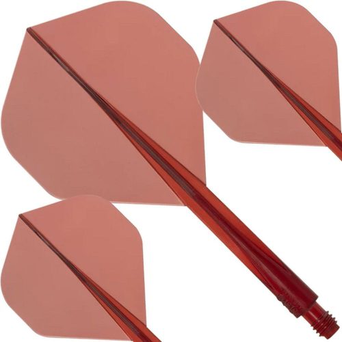 Darts toll és szár egyben Condor Axe átlátszó piros, standard toll és közepes szár