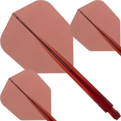 Darts toll és szár egyben Condor Axe átlátszó piros, small toll és midi szár