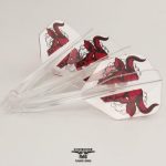 Darts toll és szár egyben Condor Axe Aussie Bull átlátszó, small toll és hosszú szár