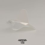Darts toll és szár egyben Condor AXE 120 átlátszó, Standard toll és rövid szár 18mm