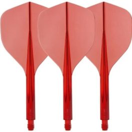 Darts toll és szár egyben Condor AXE 120 átlátszó piros, Standard toll és rövid szár 18mm