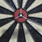 Darts toll és szár egyben Condor AXE 120 fekete, Small toll és közepes szár 24mm