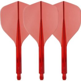   Darts toll és szár egyben Condor AXE 120 átlátszó piros, Small toll és hosszú szár 30mm