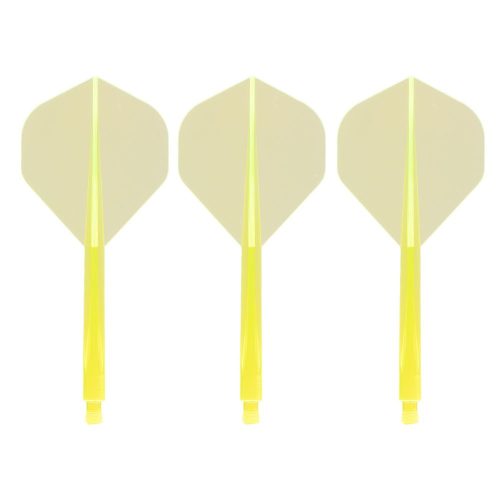 Darts toll és szár egyben Condor Axe neon sárga, Standard toll és extra hosszú szár