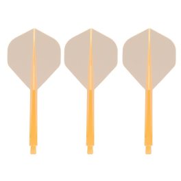Darts toll és szár egyben Condor Axe neon narancssárga, Standard toll és extra hosszú szár