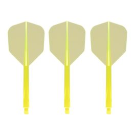 Darts toll és szár egyben Condor Axe neon sárga, Small toll és extra hosszú szár