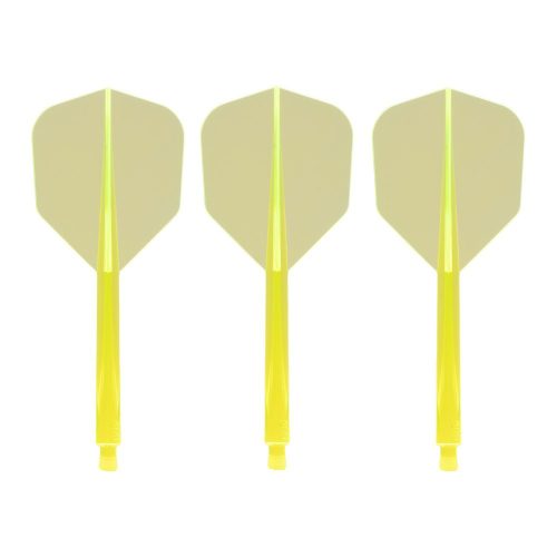 Darts toll és szár egyben Condor Axe neon sárga, Small toll és extra hosszú szár