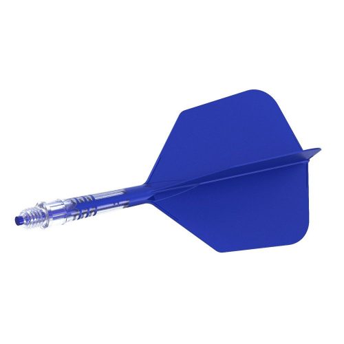 Darts toll és szár egyben Cuesoul ROST T19, királykék, Big Wing toll, 2-es méretű karbon szár