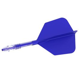 Darts toll és szár egyben Cuesoul ROST T19, királykék, Big Wing toll, 4-es méretű karbon szár