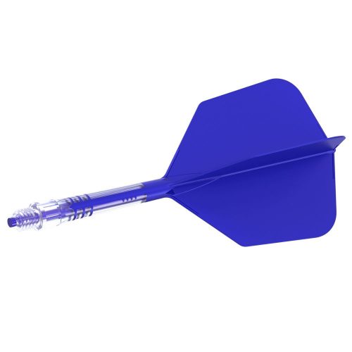 Darts toll és szár egyben Cuesoul ROST T19, királykék, Big Wing toll, 4-es méretű karbon szár