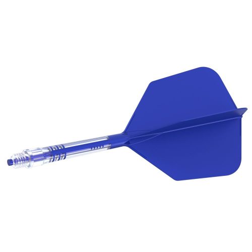 Darts toll és szár egyben Cuesoul ROST T19, királykék, Big Wing toll, 5-ös méretű karbon szár