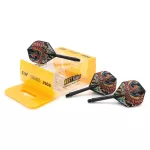 Darts toll és szár egyben Cuesoul ROST AK5 Vermilion Bird, fekete Standard Wing toll és közepes szár