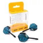 Darts toll és szár egyben Cuesoul ROST AK5 Black Tortoise, fekete Standard Wing toll és közepes szár
