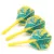 Darts toll és szár egyben Cuesoul ROST AK5 Azure Dragon sárga, Standard Wing toll és közepes szár