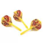 Darts toll és szár egyben Cuesoul ROST AK5 Vermilion Bird, sárga Standard Wing toll és közepes szár