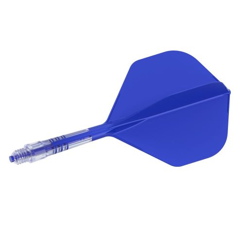Darts toll és szár egyben Cuesoul ROST T19, királykék, Big Standard Wing toll, 2-es karbon szár