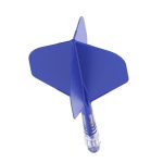 Darts toll és szár egyben Cuesoul ROST T19, királykék, Big Standard Wing toll, 2-es karbon szár