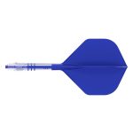 Darts toll és szár egyben Cuesoul ROST T19, királykék, Big Standard Wing toll, 3-as karbon szár