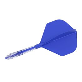 Darts toll és szár egyben Cuesoul ROST T19, királykék, Big Standard Wing toll, 5-ös karbon szár