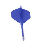 Darts toll és szár egyben Cuesoul ROST T19, királykék, Big Standard Wing toll, 6-os karbon szár
