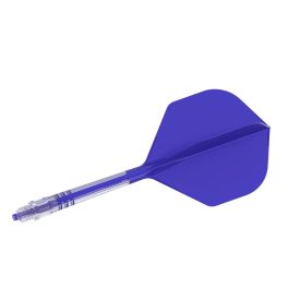 Darts toll és szár egyben Cuesoul ROST T19, királykék, Small Standard Wing toll, 6-os karbon szár