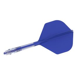 Darts toll és szár egyben Cuesoul ROST T19, királykék, Small Standard Wing toll, 5-ös karbon szár