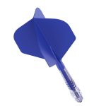 Darts toll és szár egyben Cuesoul ROST T19, királykék, Small Standard Wing toll, 4-es karbon szár