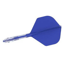Darts toll és szár egyben Cuesoul ROST T19, királykék, Small Standard Wing toll, 3-as karbon szár