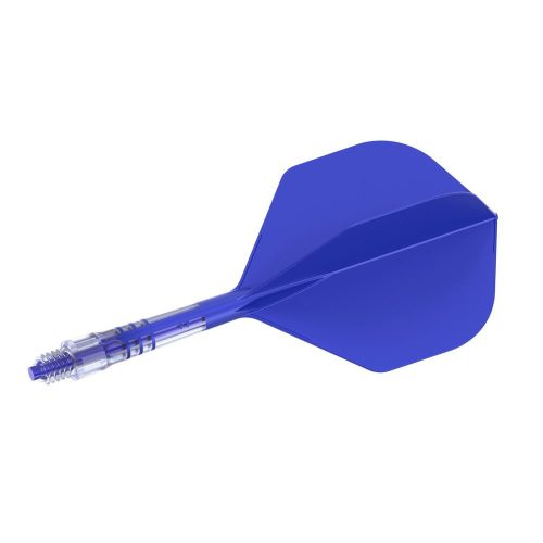 Darts toll és szár egyben Cuesoul ROST T19, királykék, Small Standard Wing toll, 2-es karbon szár