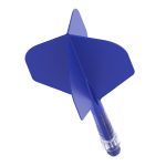 Darts toll és szár egyben Cuesoul ROST T19, királykék, Small Standard Wing toll, 2-es karbon szár