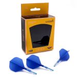 Darts toll és szár egyben Cuesoul ROST T19, királykék, Small Standard Wing toll, 1-es karbon szár