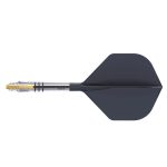 Darts toll és szár egyben Cuesoul ROST T19, fekete-sárga, Small Standard Wing toll, 4-es karbon szár